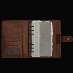 Agenda in pelle con interno ricaricabile
