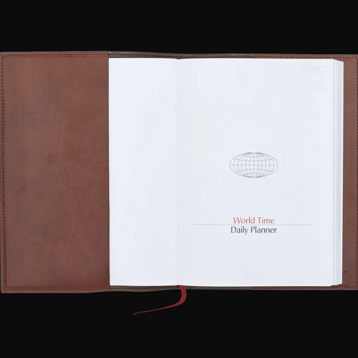 Agenda in pelle con interno ricaricabile