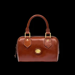 Bauletto in pelle con tracolla removibile