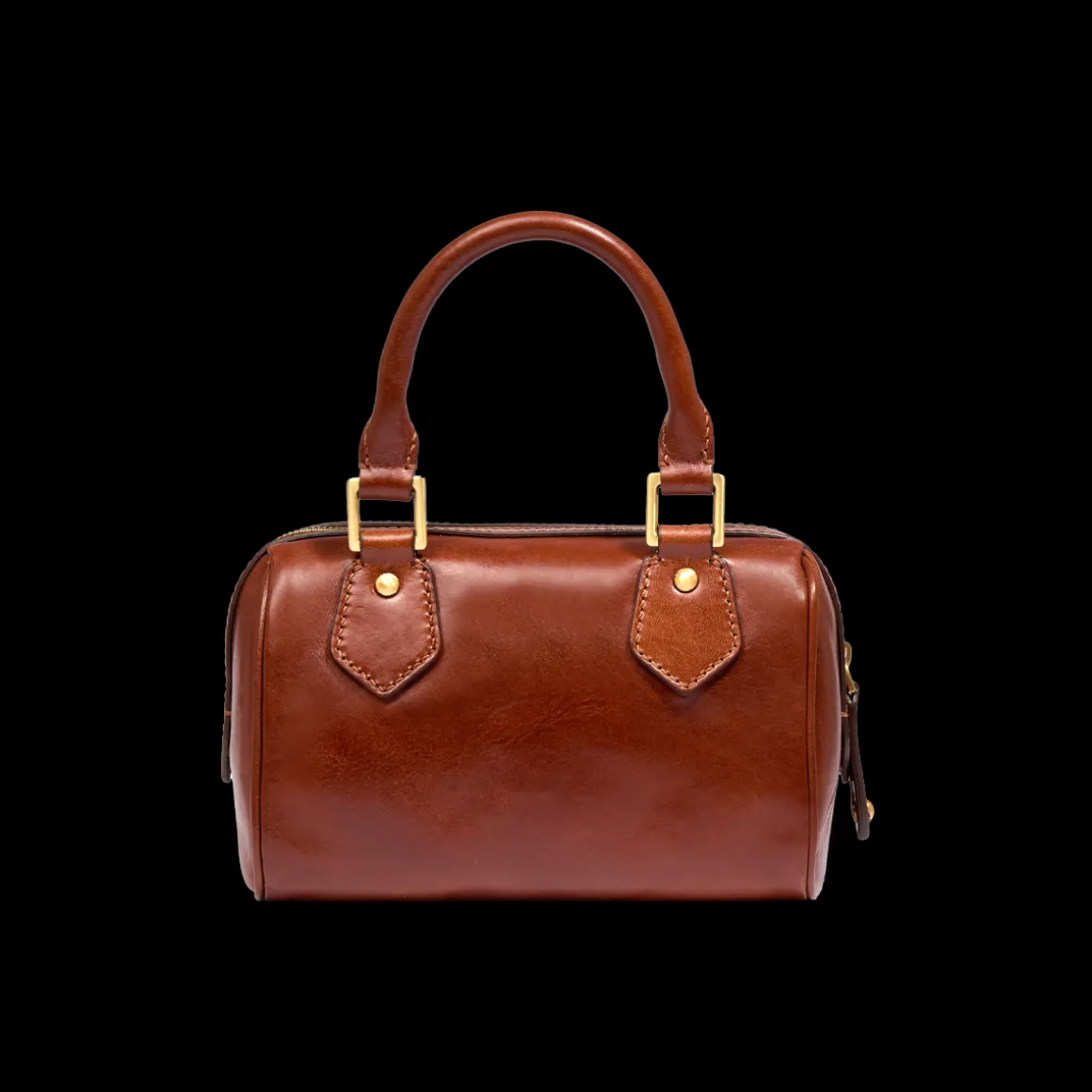 Bauletto in pelle con tracolla removibile