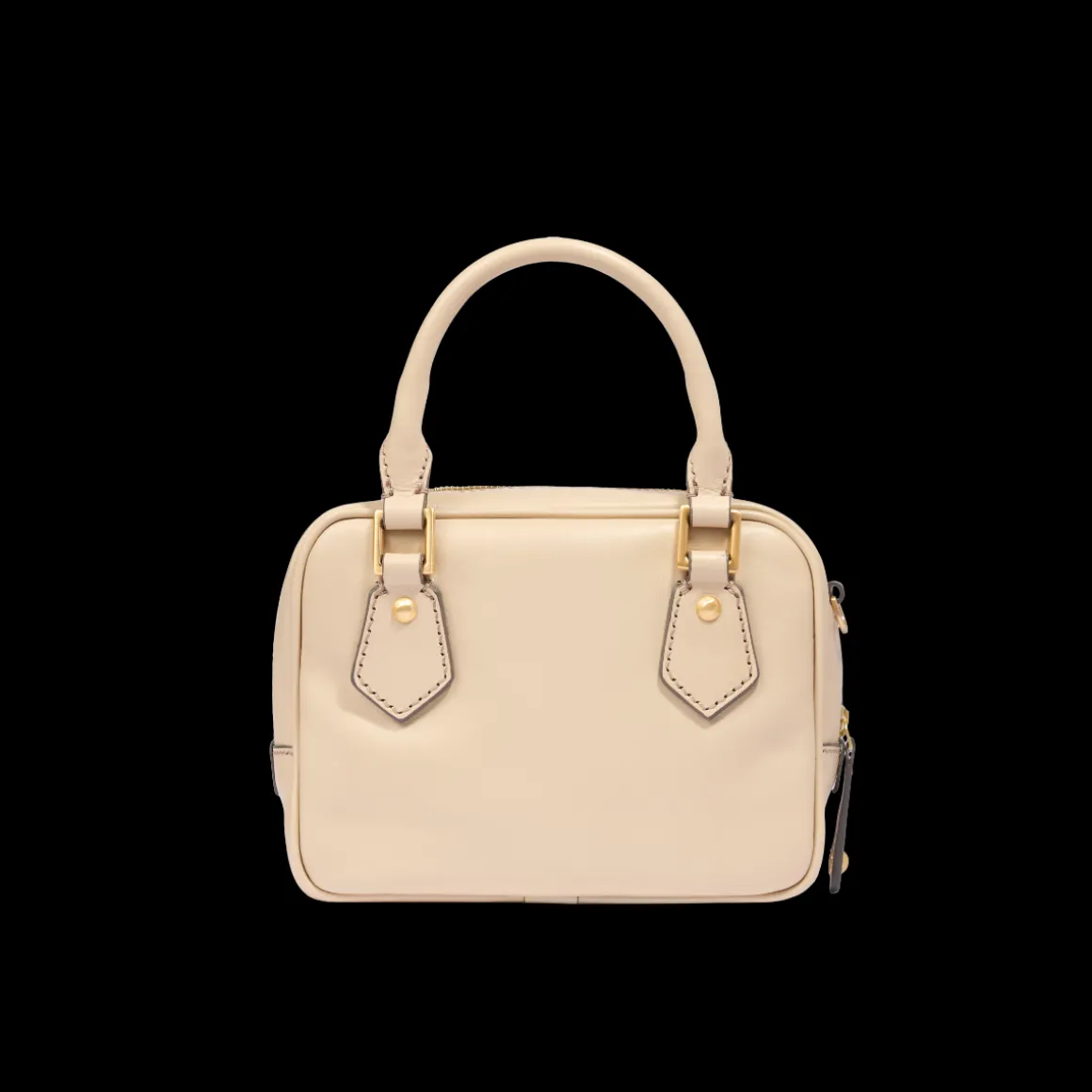 Bauletto in pelle con tracolla removibile