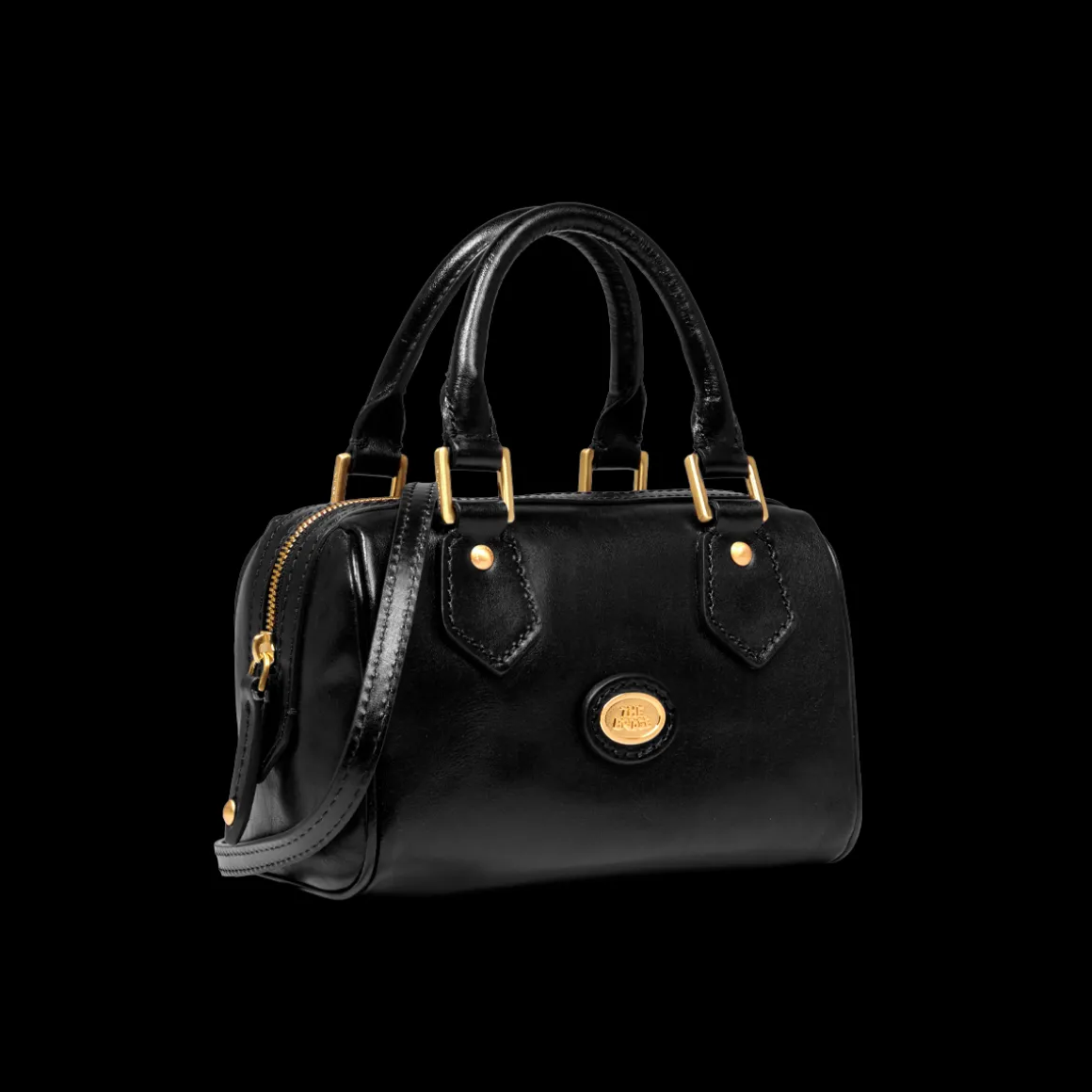 Bauletto in pelle con tracolla removibile