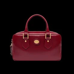 Bauletto in pelle con tracolla removibile