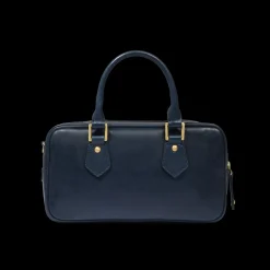 Bauletto in pelle con tracolla removibile