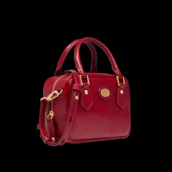 Bauletto in pelle con tracolla removibile