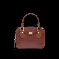 Bauletto in pelle con tracolla removibile