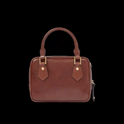 Bauletto in pelle con tracolla removibile