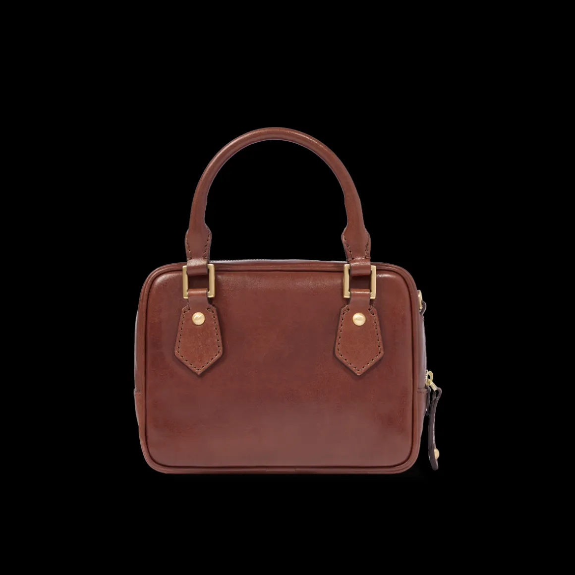 Bauletto in pelle con tracolla removibile