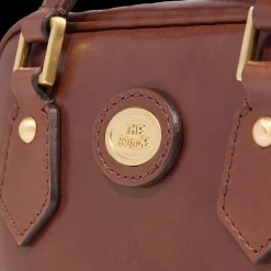 Bauletto in pelle con tracolla removibile