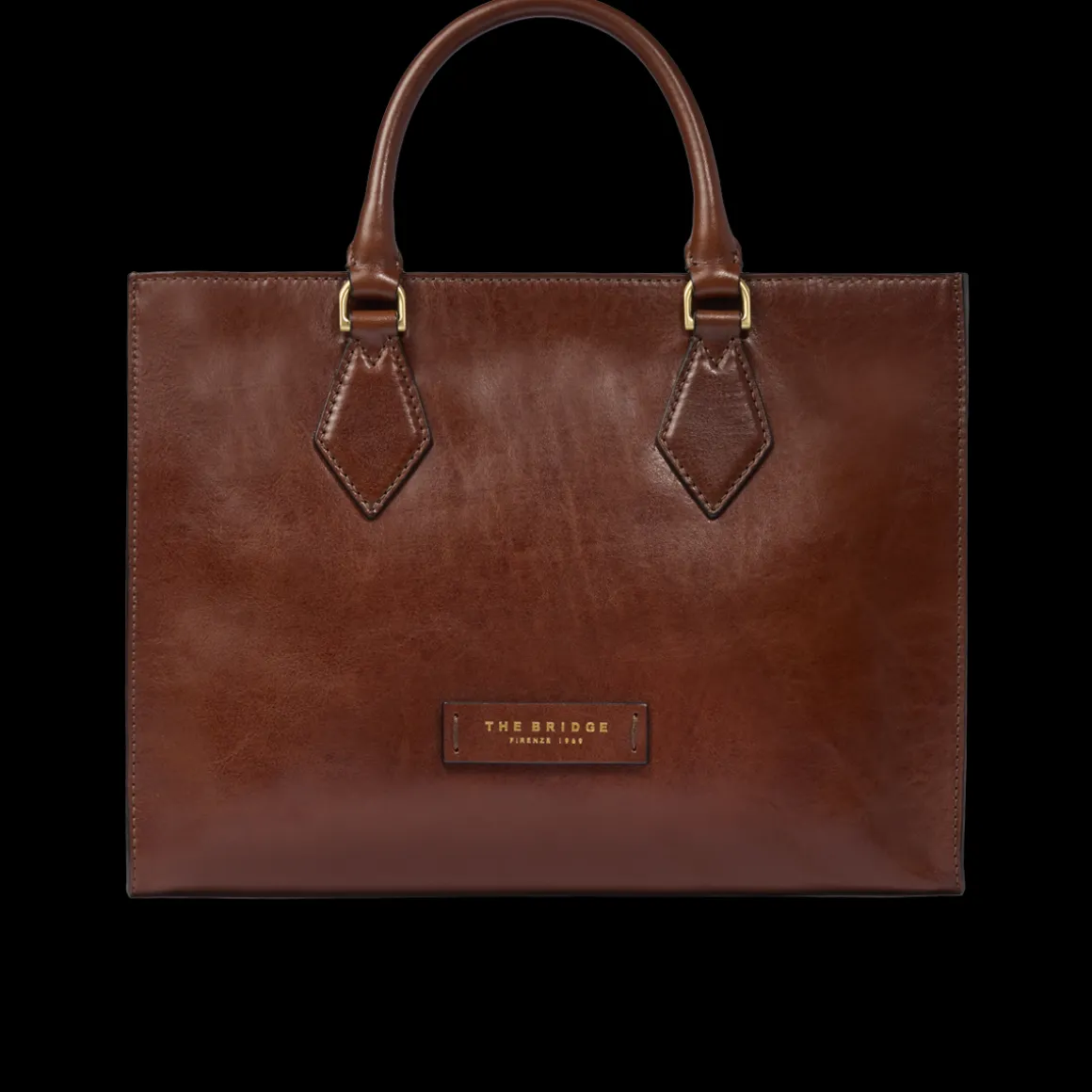 Borsa a mano in pelle con tracolla removibile