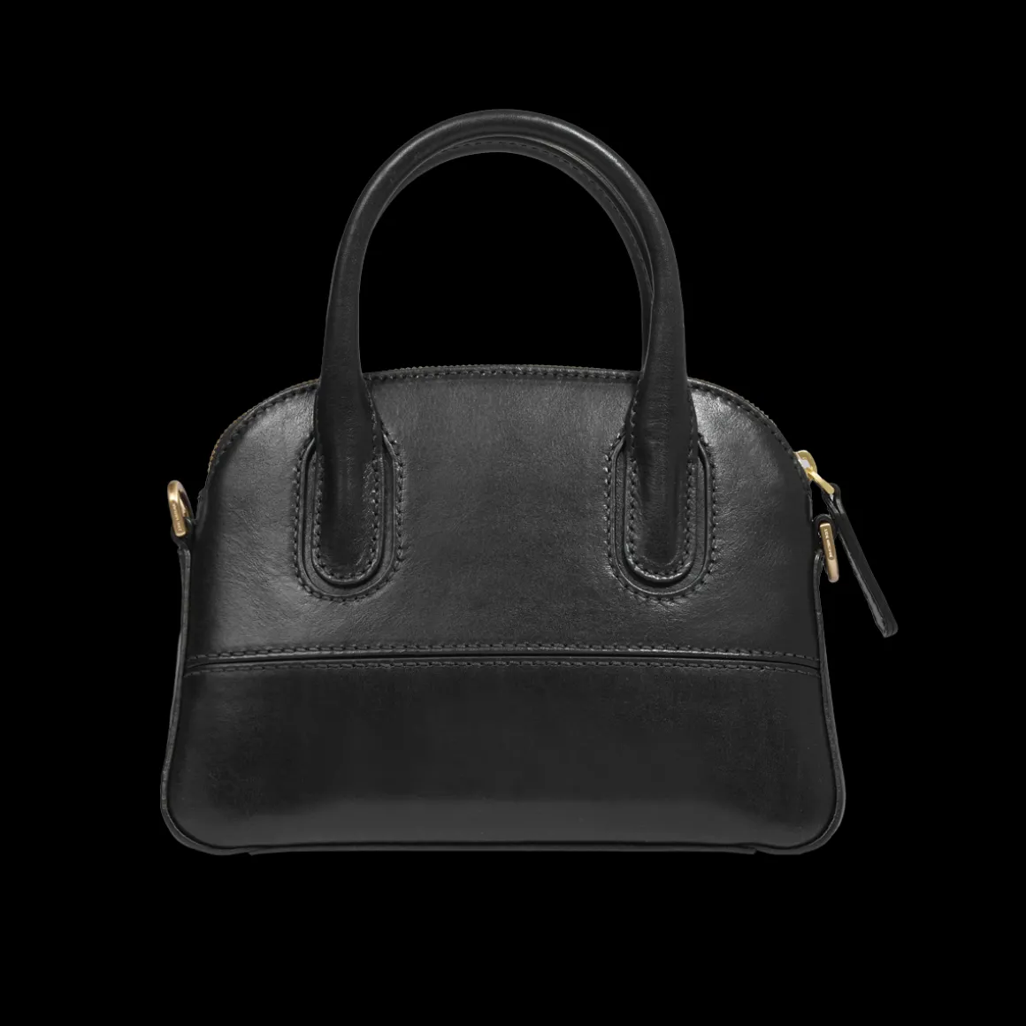 Borsa a mano in pelle con tracolla removibile