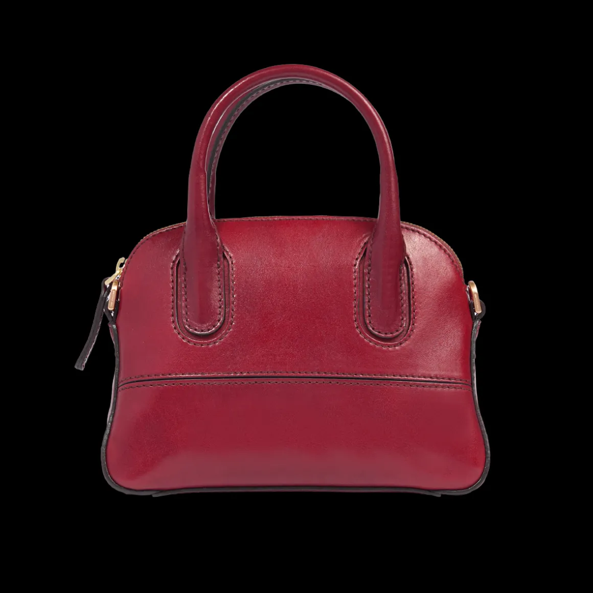 Borsa a mano in pelle con tracolla removibile