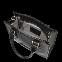 Borsa a mano in pelle con tracolla removibile