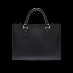 Borsa a mano in pelle con tracolla removibile