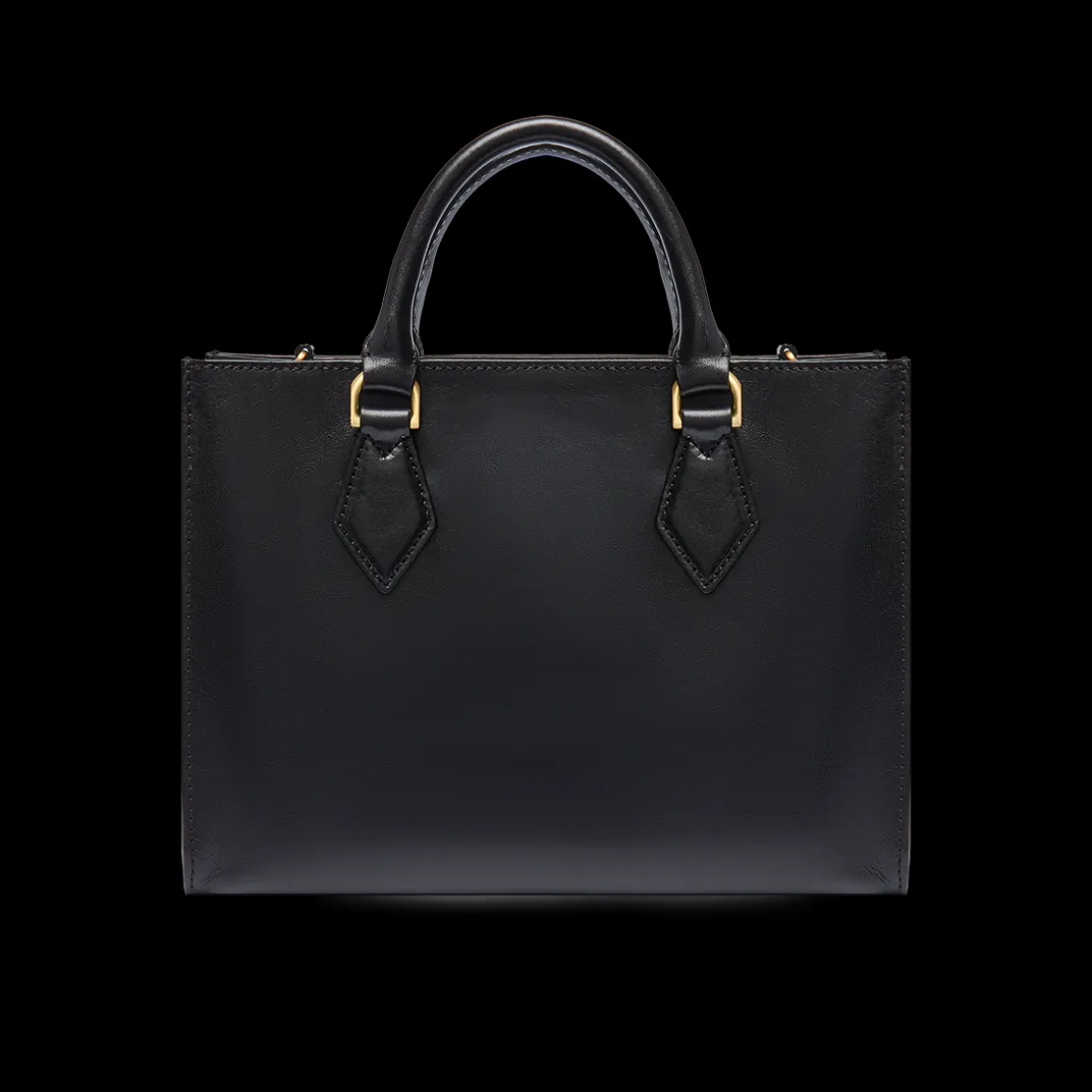 Borsa a mano in pelle con tracolla removibile