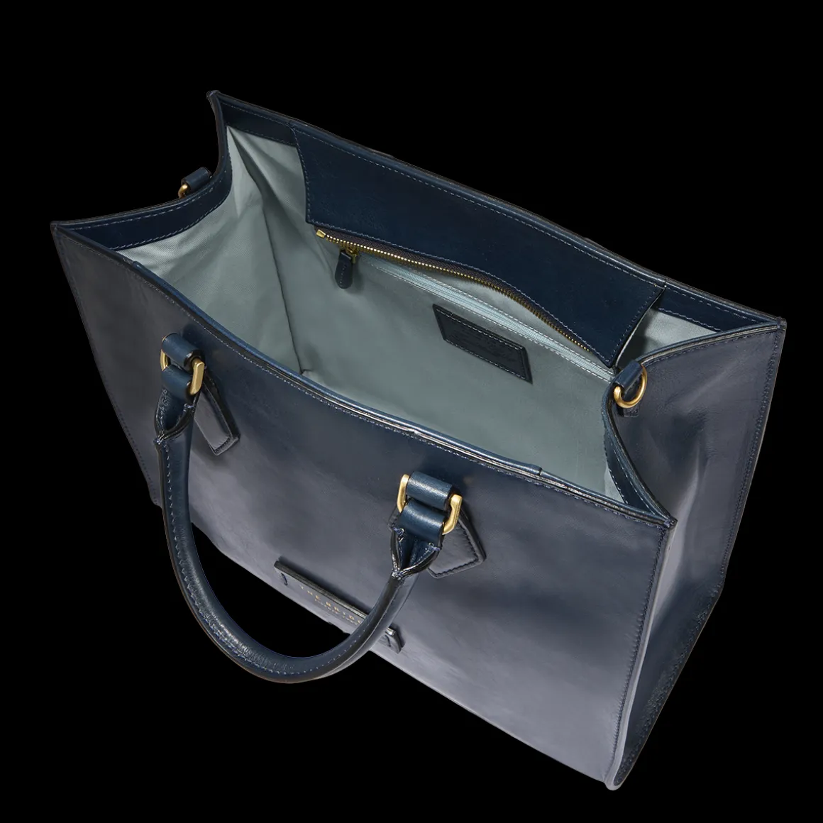 Borsa a mano in pelle con tracolla removibile