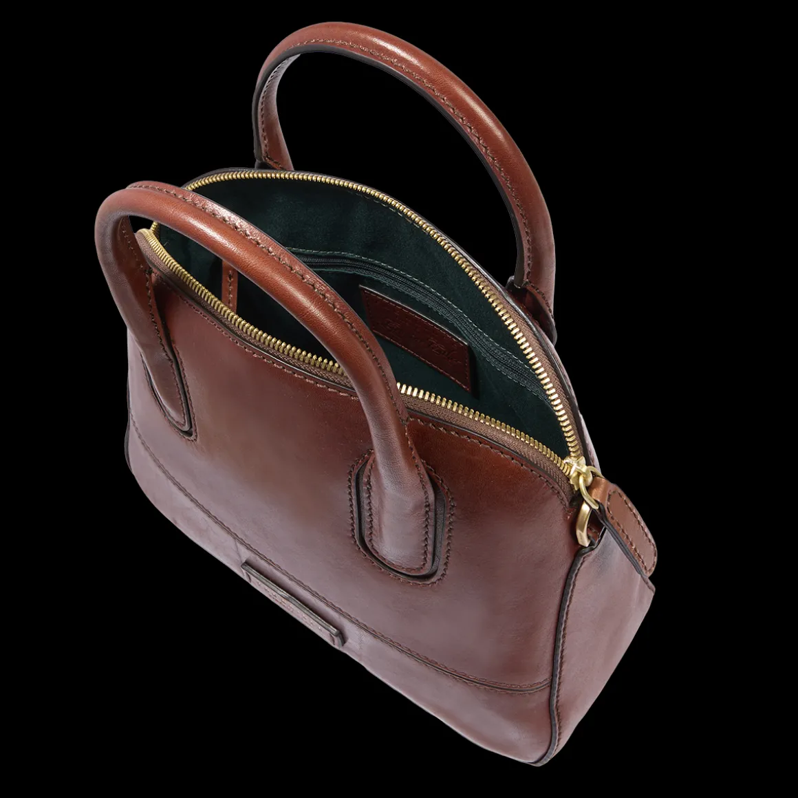 Borsa a mano in pelle con tracolla removibile