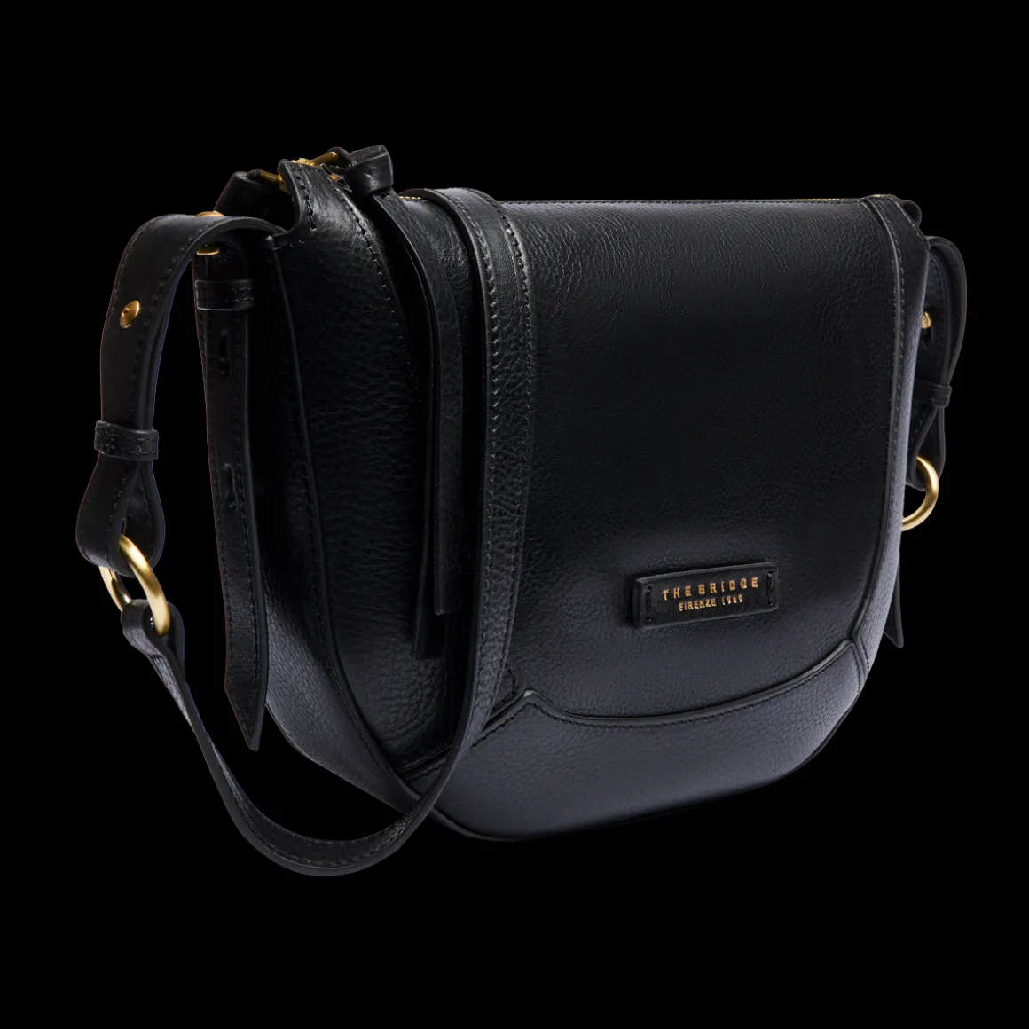 Borsa a tracolla in pelle taglia media