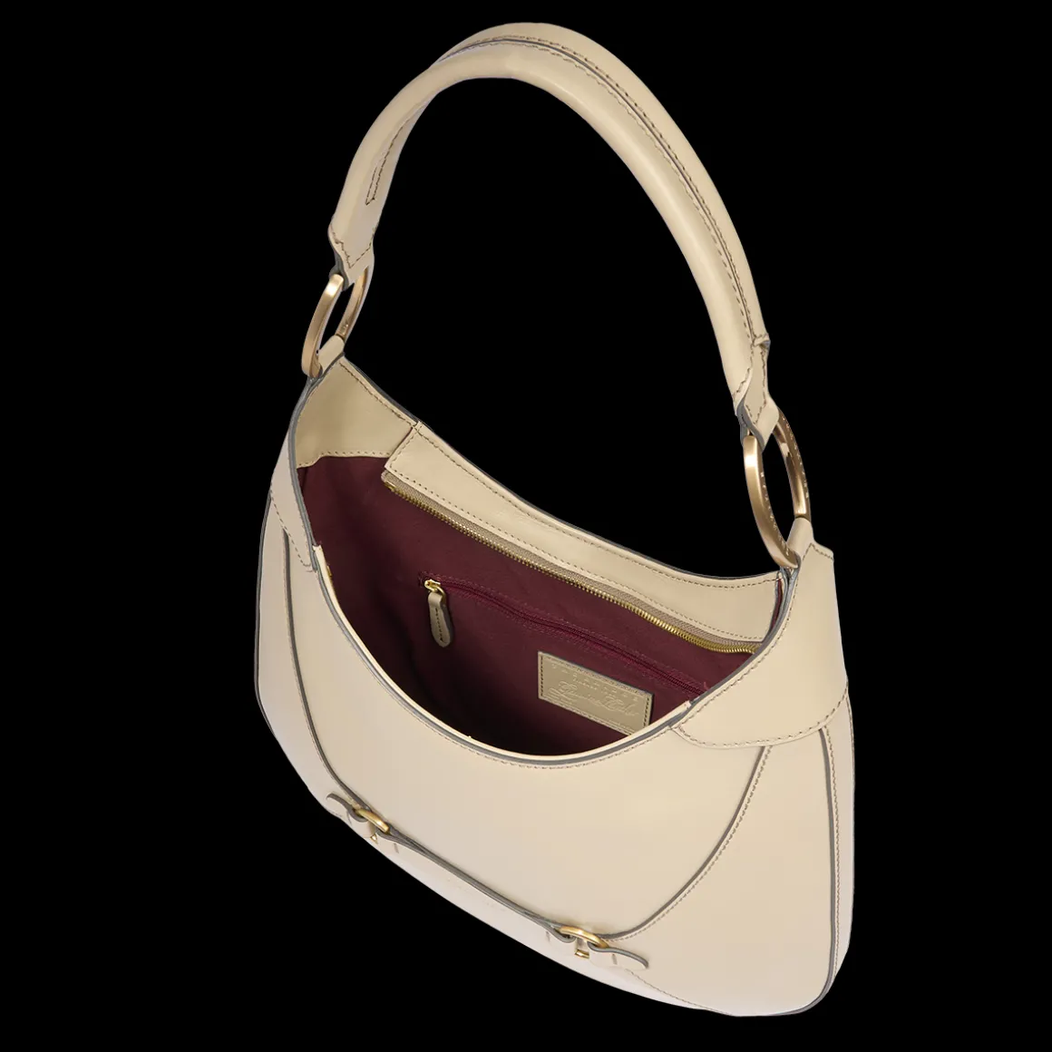 Borsa hobo in pelle