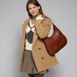 Borsa hobo in pelle