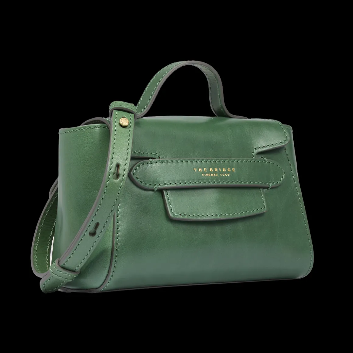 Borsa pelle donna con tracolla removibile