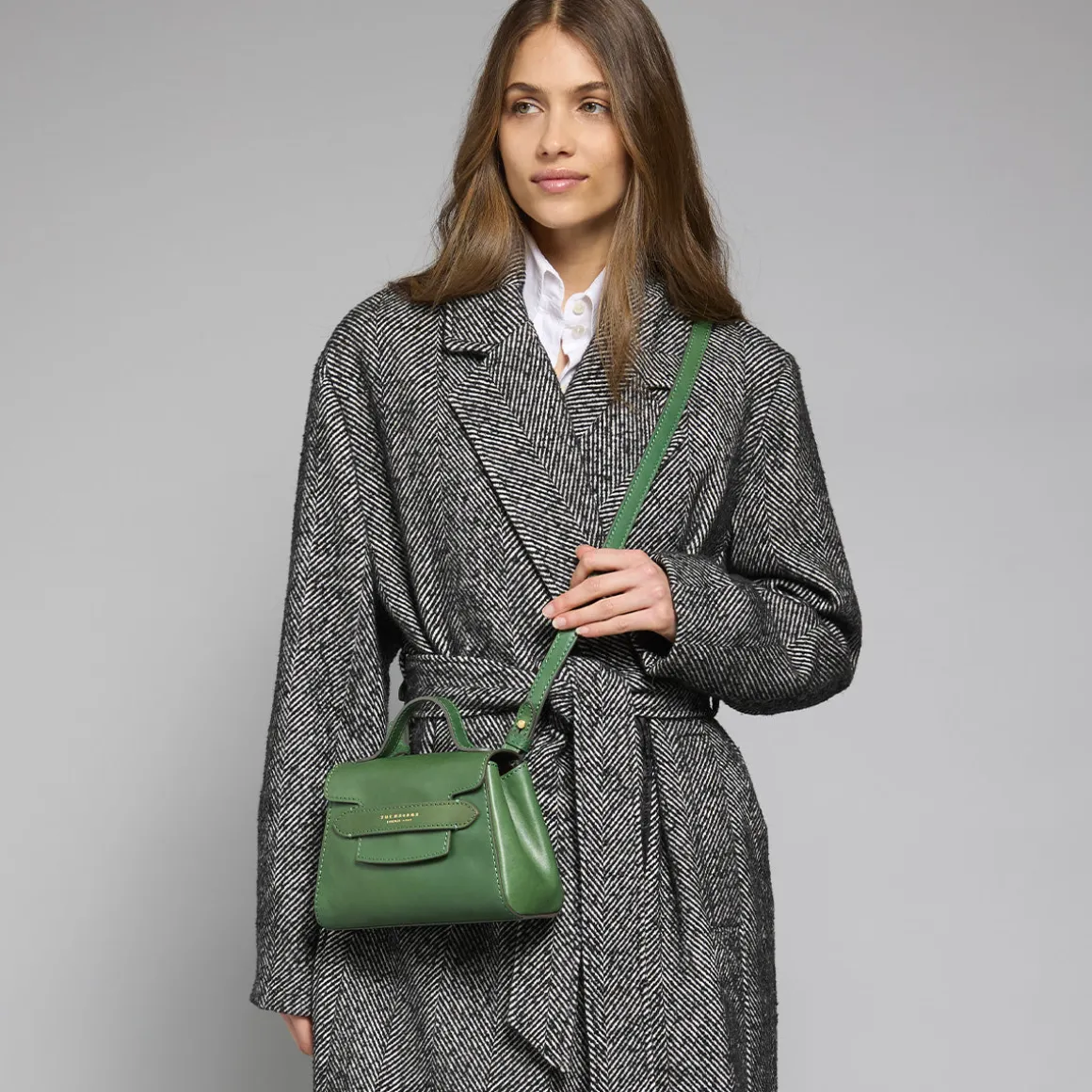 Borsa pelle donna con tracolla removibile