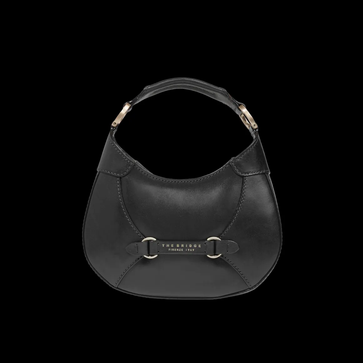Borsa pelle donna piccola con tracolla removibile
