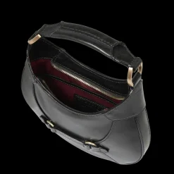 Borsa pelle donna piccola con tracolla removibile