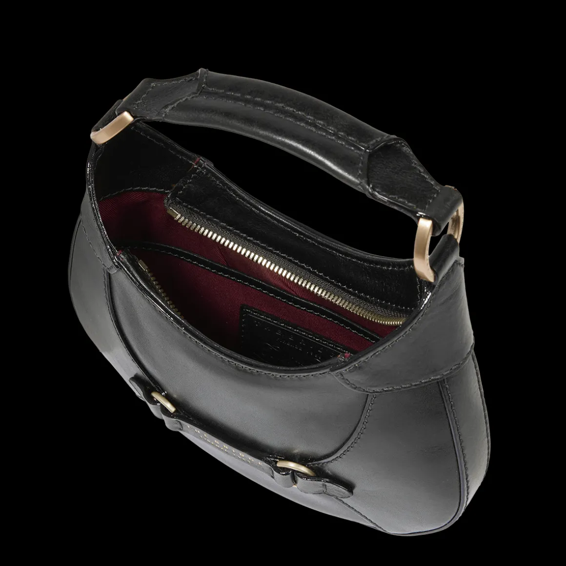 Borsa pelle donna piccola con tracolla removibile