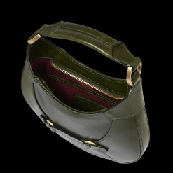 Borsa pelle donna piccola con tracolla removibile