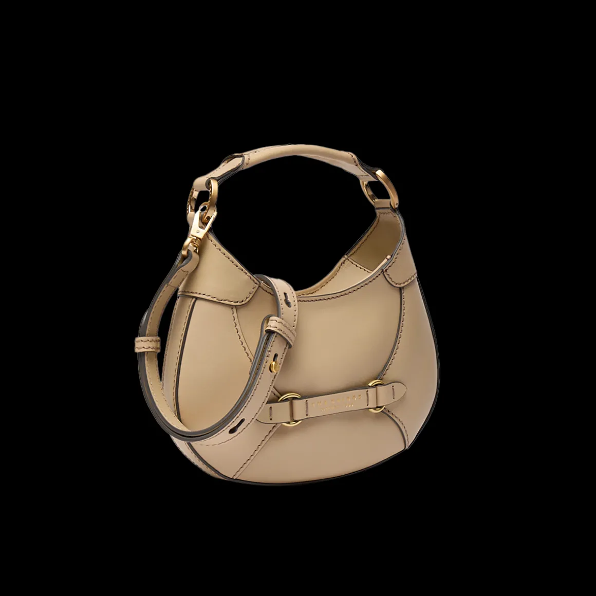 Borsa pelle donna piccola con tracolla removibile