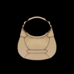 Borsa pelle donna piccola con tracolla removibile