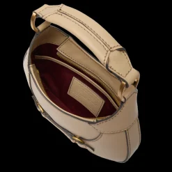Borsa pelle donna piccola con tracolla removibile