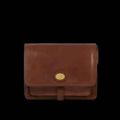 Borsa pelle tracolla a scomparti