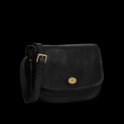 Borsa pelle tracolla a scomparti