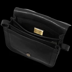 Borsa pelle tracolla a scomparti