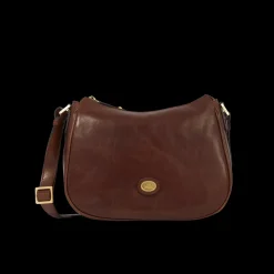 Borsa pelle tracolla e zip