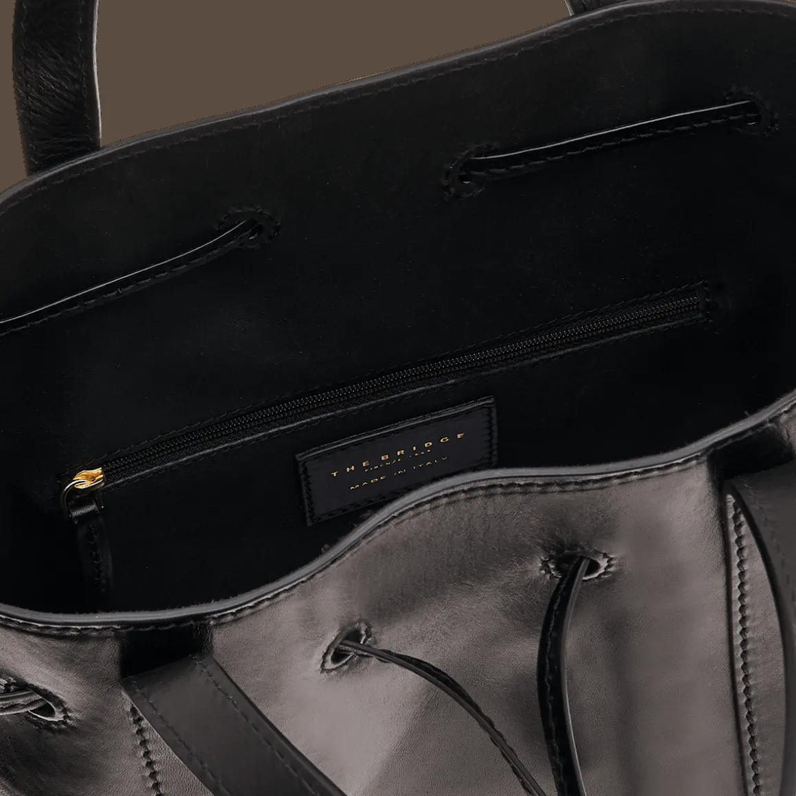 Borsa secchiello pelle