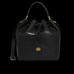 Borsa secchiello pelle con tracolla