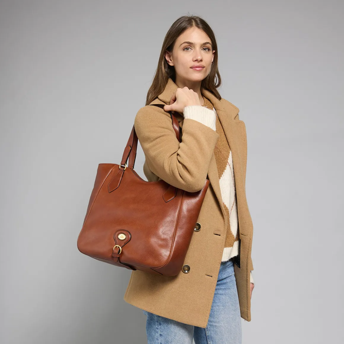 Borsa shopper in pelle