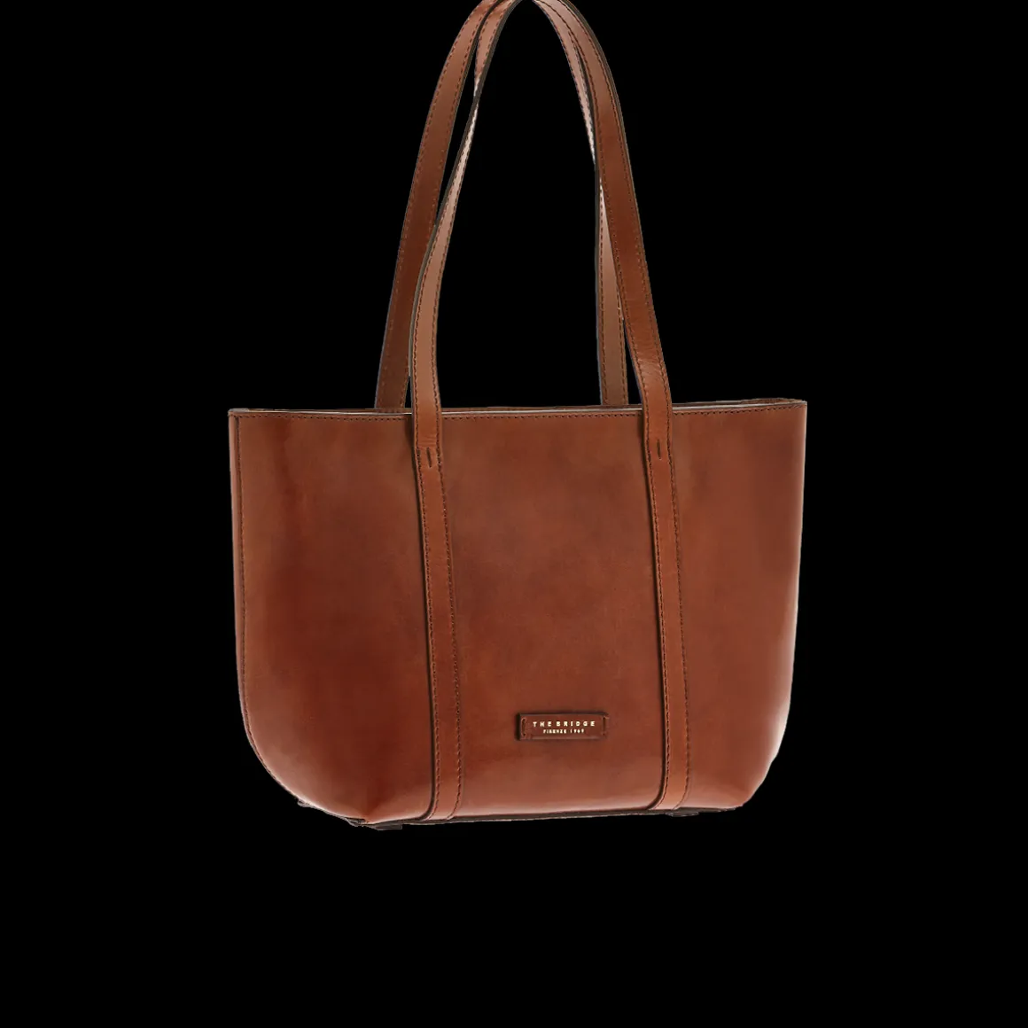 Borsa shopper pelle chiusa con zip