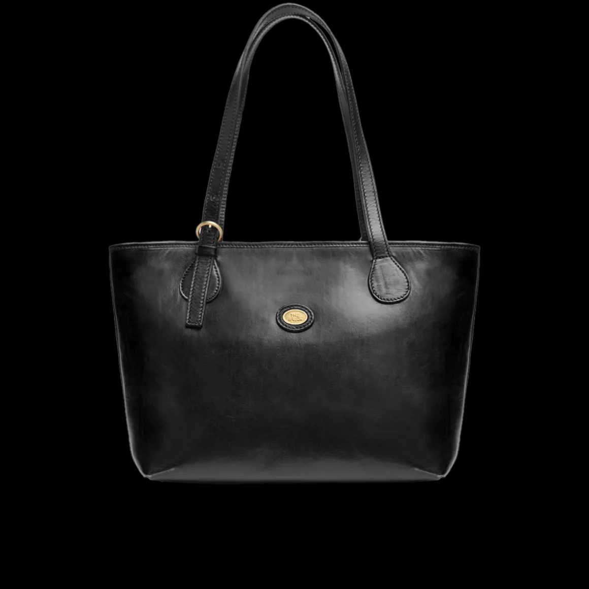 Borsa shopper pelle chiusa con zip