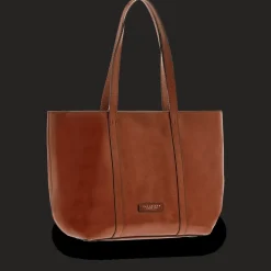 Borsa shopper pelle chiusa con zip