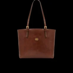 Borsa shopper pelle donna con zip