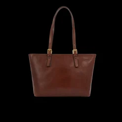 Borsa shopper pelle donna con zip