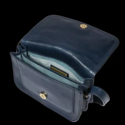Borsa tracolla in pelle a scomparti small size