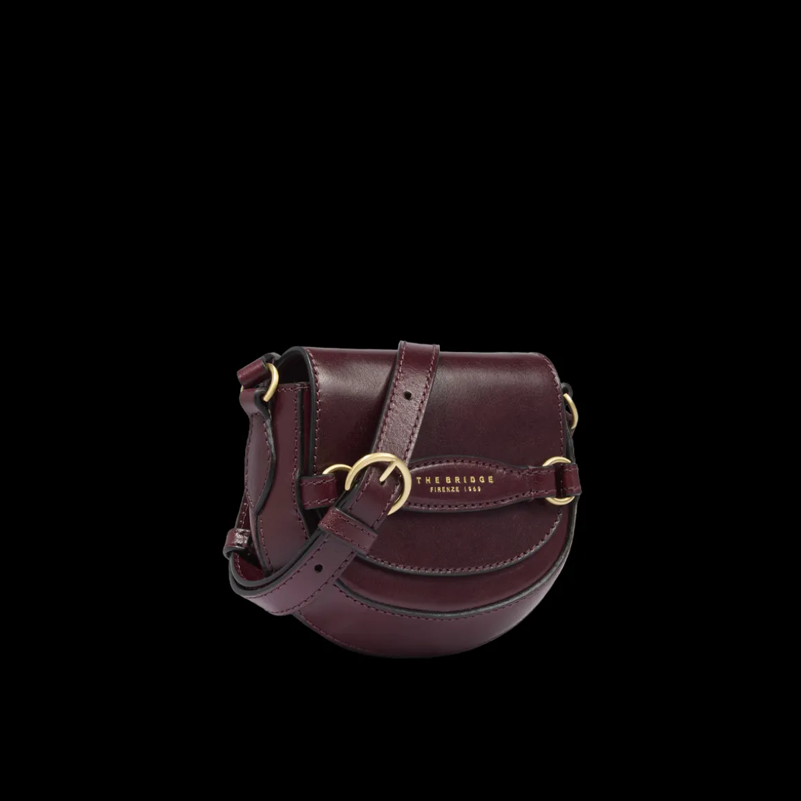 Borsa tracolla in pelle compatta