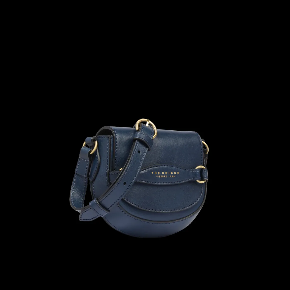 Borsa tracolla in pelle compatta