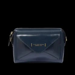 Borsa tracolla in pelle con tasca frontale