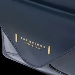 Borsa tracolla in pelle con tasca frontale